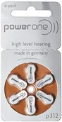 Baterie i akcesoria - Power One powerone P312 Varta baterii do aparatu słuchowego (180 mAh, 1,4 Volt) 4008496341801 - miniaturka - grafika 1