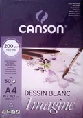 Podobrazia, bloki, papiery - Canson Blok DO RYSUNKU I AKWARELI IMAGINE 200G A4 50ARK 200006008 - miniaturka - grafika 1