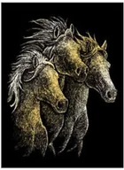 Zabawki kreatywne - Royal & Langnickel miedziorys junior (złoty) - konie GOLF20 - miniaturka - grafika 1