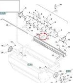 Części i akcesoria do maszyn rolniczych - CNH NÓŻ SZARPACZA WYGIĘTY 87031978 - miniaturka - grafika 1