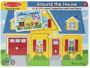 Melissa & Doug Puzzle Dźwiękowe w Domu Melissa and Doug 10734 - Puzzle - miniaturka - grafika 3