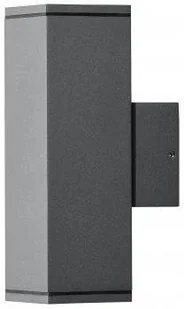 Konstsmide Gnosjö oświetlenie zewnętrzne, Monza lampa ścienna, antracyt, 6,5 x 10 x 20 cm, 3 ML, 7907 370 (7907-370) - Lampy ścienne - miniaturka - grafika 2