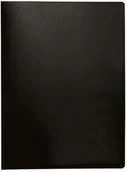 Teczki i skoroszyty - Q-Connect Teczka ofertowa , PP, A4, 40 koszulek, czarna z etykietą KF01260 - miniaturka - grafika 1