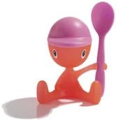 Sztućce dla dzieci - A di Alessi do jajek Cico różowy - miniaturka - grafika 1