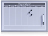 Dekoracje domu - Tablica magnetyczna WOCHENPLANER + 3 magnesy 60x40 cm ZELLER B0007VHAGE - miniaturka - grafika 1