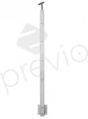 Balustrady i akcesoria - Gierat Słupek systemowy 40x40 mocowanie boczne 2570-56183 - miniaturka - grafika 1