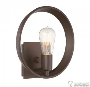 Elstead Lighting Uptowntr 1Lt Wall Light QZ/THEATERROW1WT Elstead kinkiet nowoczesny QZ/THEATERROW1WT) - Lampy ścienne - miniaturka - grafika 2