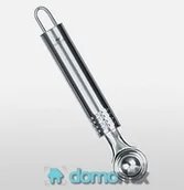 Przybory do gotowania - Fackelmann Łyżka do melonów 17cm 18/10 40439 - miniaturka - grafika 1