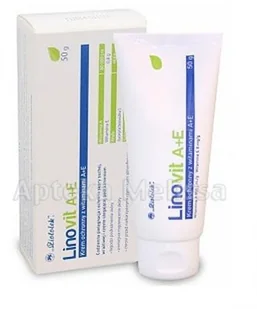 Ziołolek LINOVIT krem ochronny z witaminą A+E 50 g - Kremy do twarzy - miniaturka - grafika 2