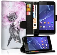 Etui i futerały do telefonów - Huawei Book Style Y5 Premium PU-Leder Tasche Flip Brieftasche Handy Kartenfächer mit Standfunktion für Y5 - Design Flip MVC102 - miniaturka - grafika 1