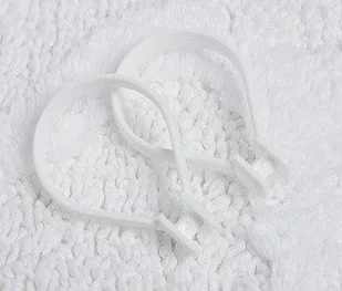 Sealskin Kółka do zasłon 12 sztuk białe Beauty Ring 251060210 - Akcesoria łazienkowe - miniaturka - grafika 2