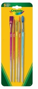 Crayola ZESTAW PĘDZELKÓW 5 SZTUK - Przybory szkolne - miniaturka - grafika 3
