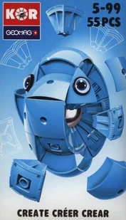 GeoMag Kor 2.0 P.299, bright blue 673 - Klocki - miniaturka - grafika 2