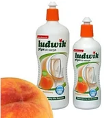 Płyny do naczyń - Ludwik AMBRA Płyn do mycia naczyń 1Litr brzoskwiniowy SC110 - miniaturka - grafika 1