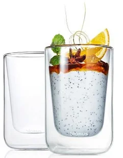 Blomus Zestaw szklanek do cappuccino BLOMUS Nero, 0,25 l, 2 szt. - Miseczki i talerzyki dla dzieci - miniaturka - grafika 3