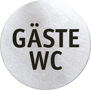 Blomus Szyld Gaste WC Signo okrągły 68152 - Stojaki i wieszaki na papier toaletowy - miniaturka - grafika 2