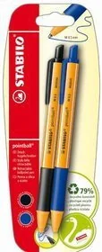 Stabilo Długopis Pointball 2szt B-43714-10 - Przybory szkolne Stabilo Długopis Pointball 2szt B-43714-10 - Przybory szkolne - miniaturka - grafika 2