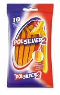 Maszynki do golenia i wkłady - Gillette POLSILVER2 10 SZT TOREBKA 275624 - miniaturka - grafika 1