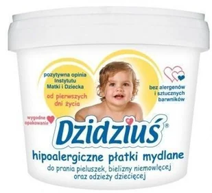 Dzidziuś Płatki mydlane hipoalergiczne w pojemniku 400g - Środki do prania - miniaturka - grafika 2