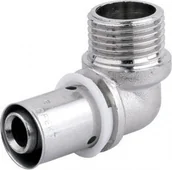 Akcesoria grzewcze - Perfexim Kolanko ZAPRASOWYWANE WKRĘTNE 32 x 1 - miniaturka - grafika 1