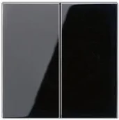 Wyłączniki światła i elektryczne - Jung LS 990 Czarny Przycisk podwójny (Świecznikowy) LS995SW - miniaturka - grafika 1