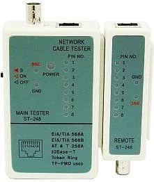 Gembird TESTER KABLI RJ-45 & RG-58 (NCT-1/SP-7012) - Narzędzia sieciowe - miniaturka - grafika 9