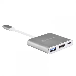 Silverstone Kabel USB USB-C USB-A + HDMI + USB-C SST-EP08C - Kable USB - miniaturka - grafika 2