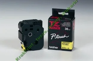 Brother TZE-661 Taśma 36mm, żółta, czarny nadruk E671-98505_20150121160557 - Etykiety do drukarek - miniaturka - grafika 4