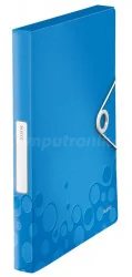 Leitz Teczka Z GUMKĄ PP WOW, 30 MM, NIEBIESKI - Teczki i skoroszyty - miniaturka - grafika 2
