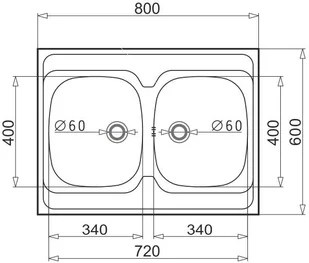 Pyramis Intl 100117801 - Zlewozmywaki - miniaturka - grafika 2