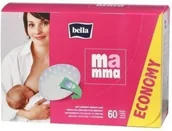 Akcesoria do karmienia - Bella WKŁADKI LAKTACYJNE MAMMA Z PRZYLEPCEM 60 sztuk - miniaturka - grafika 1