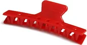 Ozdoby do włosów - Efalock klamra do włosów 85mm, plastikowe, czerwone, 12 szt. - miniaturka - grafika 1