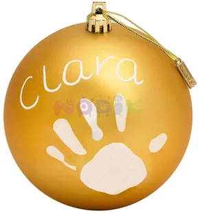 Baby Art Bombka na choinkę z odciskiem rączki Christmas Ball - złota 34120154 - Wyposażenie pokoiku dziecięcego - miniaturka - grafika 2
