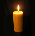 Świece - Fraida.pl Świeca z wosku pszczelego D czarna S077-k - miniaturka - grafika 1