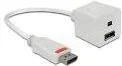 Delock ADAPTER DISPLAYPORT(M)->DISPLAYPORT(F) + DISPLAYPORT MINI(F) - 61751 - Akcesoria do monitorów - miniaturka - grafika 2
