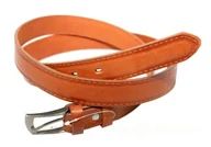 Paski - Complex Męski Skórzany (PL) IMITACJA SZYCIA Skóra Licowa EXTRA 30 mm TOFFI - miniaturka - grafika 1