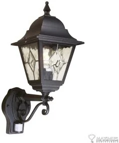 Elstead Lighting Kinkiet NORFOLK NR1 PIR BLACK IP43 - Lampy ogrodowe - miniaturka - grafika 3