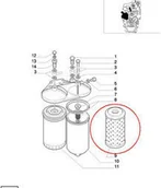 Części i akcesoria do maszyn rolniczych - CNH FILTR PALIWA NEW HOLLAND 1909107 - 84406504 - miniaturka - grafika 1