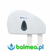 Dozowniki papieru i mydła dla firm - Merida Podajnik na papier toaletowy TOP DUO - okienko szare BTS202 - miniaturka - grafika 1