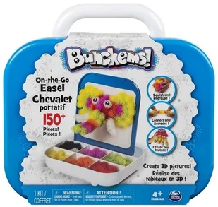 Spin Master Bunchems kolorowe rzepy zestaw podróżny 150 el. 16805 - Zabawki kreatywne - miniaturka - grafika 13