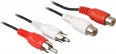 Kable - Goobay Kabel 2x CINCH Przedłużacz 10M 50437 - miniaturka - grafika 1