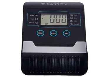 Sapphire + Pas Neoprenowy (THUNDER II SG-511E CZARNO-SREBRNY + PAS) - Orbitreki - miniaturka - grafika 5