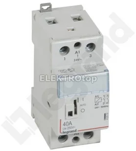 Legrand STYCZNIK MODUŁOWY SM 340 40A 24V 2NO Z MANIPULATOREM 412515 - Sterowniki i przekaźniki - miniaturka - grafika 2