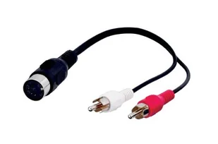 Wentronic 0.2 m 2 X wtyczka cinch na 5-biegunowe złącze DIN 50004-GB - Kable Wentronic 0.2 m 2 X wtyczka cinch na 5-biegunowe złącze DIN 50004-GB - Kable - miniaturka - grafika 1