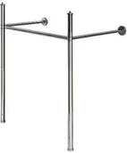 Nogi i stelaże pod umywalki - Duravit Vero Stelaż Do umywalki chrom 0030661000 - miniaturka - grafika 1