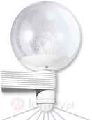 Lampy ogrodowe - Steinel Stylowa zewnętrzna lampa ścienna L 400 S, biała - miniaturka - grafika 1