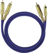 Kable - Oehlbach Kabel audio Cinch 2038 [2x Złącze męskie cinch 2x Złącze męskie cinch] 5 m niebieski - miniaturka - grafika 1