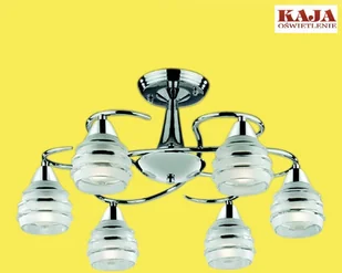 Kaja Żyrandol K-MA03812C-6 z serii LEONA - Lampy sufitowe - miniaturka - grafika 2