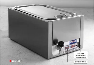 Hendi Urządzenie do gotowania w niskich temperaturach 225448 - Piece, kotły  i płyty grzejne gastronomiczne - miniaturka - grafika 3