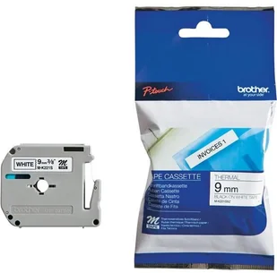Brother M-K221S Taśma do nadruku 9 mm x 4 m biała nadruk czarny oryginał MK221SBZ - Drukarki kart i etykiet Brother M-K221S Taśma do nadruku 9 mm x 4 m biała nadruk czarny oryginał MK221SBZ - Drukarki kart i etykiet - miniaturka - grafika 2